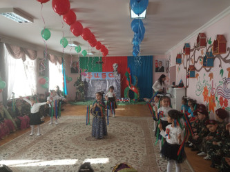 Binəqədi rayonunda körpələr evi-uşaq bağçalarında “Konstitusiya və Suverenlik İli” çərçivəsində 8 Noyabr - “Zəfər Günü” münasibətilə bayram tədbirləri keçirildi