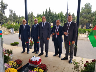 Şəhid Paşayev Samir Adişirin oğlunun doğum günü ilə əlaqədar məzarı ziyarət olundu