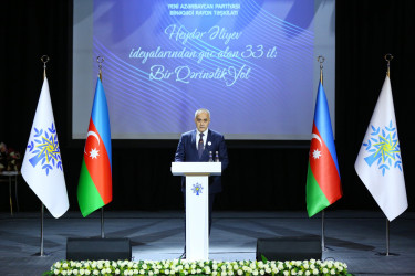 Yeni Azərbaycan Partiyası Binəqədi rayon təşkilatının yaradılmasının 33-cü ildönümünə və 8 Mart Beynəlxalq Qadınlar Gününə  həsr olunmuş tədbir keçirildi