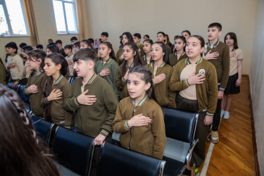 Binəqədi rayonu İlqar Məmmədov adına 298 № li tam orta məktəbdə şəhidin 52-ci ildönümü münasibətilə “Əbədiyaşar qəhrəman” adlı tədbir keçirildi