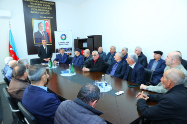Binəqədi rayonunda Çernobıl faciəsinin 40-cı ildönümü münasibətilə Çernobıl əlilləri ilə görüş keçirildi