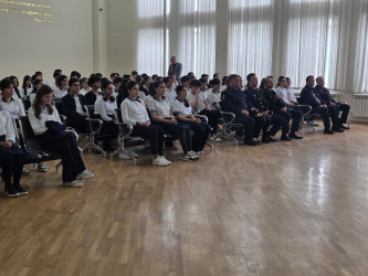 Binəqədi rayonu 179 №-li tam orta məktəbdə "Narkotiksiz gələcək naminə!” mövzusunda tədbir keçirildi