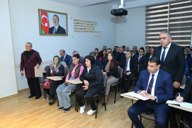 04 noyabr 2025-ci il tarixində Binəqədi Rayon İcra Hakimiyyətinin başçısı Elxan Allahverdiyevin 7-ci mikrorayon sakinləri ilə səyyar qəbulu keçirildi