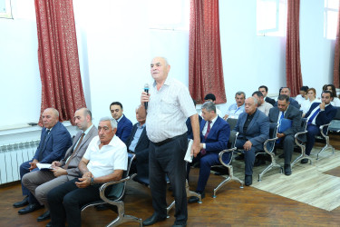 17 sentyabr 2026-cı il tarixində Binəqədi Rayon İcra Hakimiyyətinin başçısı Elxan Allahverdiyevin Biləcəri qəsəbə sakinləri ilə səyyar qəbulu keçirildi