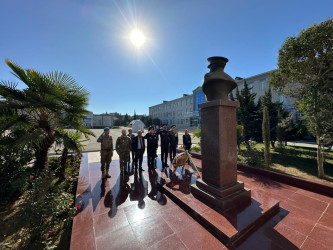 “Konstitusiya və Suverenlik İli” çərçivəsində Fövqəladə Hallar Nazirliyinin Mülki Müdafiə Qoşunlarında 8 Noyabr-“Zəfər Günü”nün beşilliyi münasibətilə tədbir keçirildi