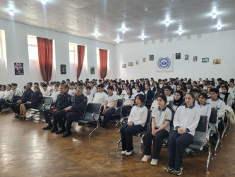 Binəqədi rayonu 297 №-li tam orta məktəbdə "Narkotiksiz gələcək naminə!” mövzusunda tədbir keçirildi.