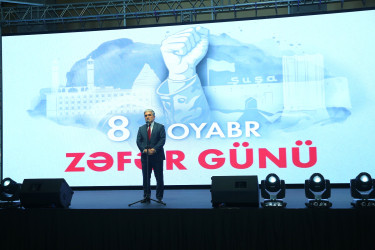 “Konstitusiya və Suverenlik ili” çərçivəsində Şanlı Qələbəmizin 5-ci ildönümünə həsr olunmuş “8 Noyabr-Qürurumuzun, Varlığımızın, Birliyimizin təntənəsi” adlı ümumrayon tədbiri keçirildi