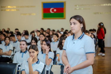 Binəqədi rayonu 115 nömrəli tam orta məktəbdə "Narkotiksiz gələcək naminə” mövzusunda görüş keçirildi