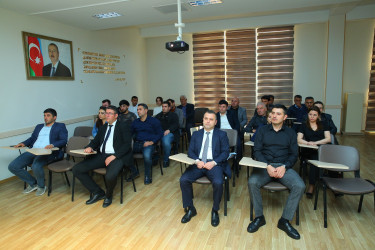 Müəssisə və təşkilatlar üçün istehlakçıların hüquqlarının müdafiəsi, ticarət ictimai iaşə, məişət və digər növ xidmət qaydaları, insan sağlamlığı və təhlükəsizliyi sahəsində maarifləndirmə tədbiri keçirildi