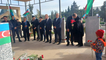 Şəhid Bağırov Elçin Yunus oğlunun şəhadətinin ildönümü ilə əlaqədar məzarı ziyarət olundu