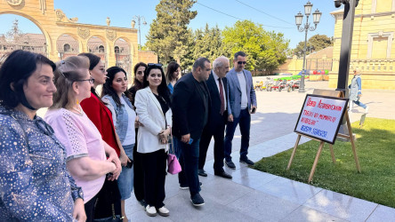 22 may 2025-ci il tarixində Biləcəri mədəniyyət və istirahət parkında “Qərbi Azərbaycanın tarixi və memarlıq abidələri” adlı rəsm sərgisi keçirildi