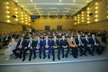 Binəqədi rayonunda “Şəhərsalma və Memarlıq İli” çərçivəsində 2 İyul - Azərbaycan Polisi Günü və Azərbaycan Polisinin yaranmasının 108-ci ildönümü münasibətilə tədbir keçirildi