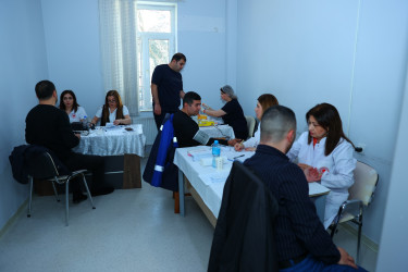 Binəqədi Tibb Mərkəzində könüllü qanvermə aksiyası keçirildi