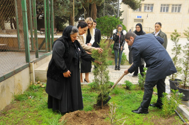 Binəqədi rayonu 135 nömrəli tam orta məktəbdə 8 Noyabr - Zəfər gününə həsr edilmiş “Qəhrəmanların izi ilə” adlı tədbir keçirildi