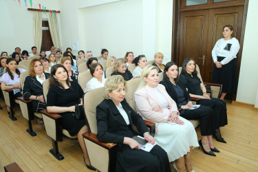 Arif Məlikov adına 11 nömrəli Onbirillik Musiqi məktəbinin şagirdlərinin yekun hesabat konserti keçirildi