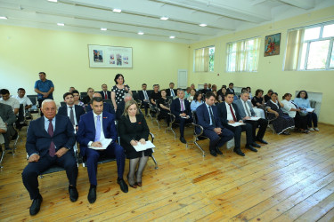 23 iyun 2026-cı il tarixində Binəqədi Rayon İcra Hakimiyyətinin başçısı Elxan Allahverdiyevin 9-cu mikroayon sakinləri ilə səyyar qəbulu keçirildi