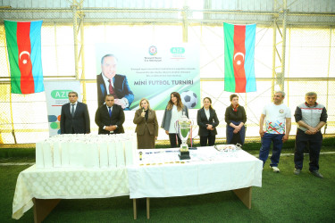 Ümummilli lider Heydər  Əliyevin anadan olmasının 103-cü ildönümünə həsr olunmuş mini futbol üzrə turnir keçirildi