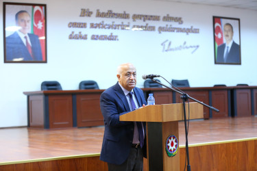 “Konstitusiya və Suverenlik İli” çərçivəsində Fövqəladə Hallar Nazirliyinin Mülki Müdafiə Qoşunlarında 8 Noyabr-“Zəfər Günü”nün beşilliyi münasibətilə tədbir keçirildi