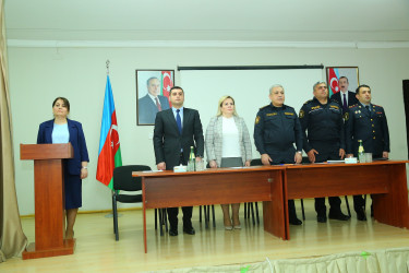 Binəqədi Rayon İcra Hakimiyyəti və  Binəqədi Rayon Polis İdarəsinin birgə təşkilatçılığı ilə H.Hüseynov adına 83 №-li məktəb-liseydə "Narkotiksiz gələcək naminə!” mövzusunda tədbir keçirildi