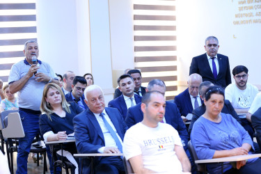 03 iyul 2025-ci il tarixində Binəqədi Rayon İcra Hakimiyyətinin başçısı Elxan Allahverdiyevin 7-ci mikrorayon sakinləri ilə səyyar qəbulu keçirildi