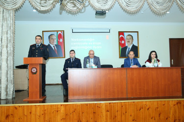 Binəqədi rayonu 248 № li tam  orta məktəbdə "Narkotiksiz gələcək naminə!” mövzusunda növbəti maarifləndirici tədbir keçirildi