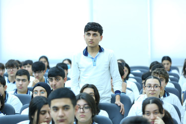 Binəqədi rayonu 313 № li tam orta məktəbdə "Narkotiksiz gələcək naminə” mövzusunda maarifləndirici görüş keçirildi