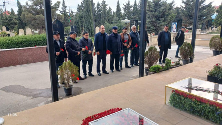 Şəhid Məmmədli Murad Teymurşah oğlunun şəhadətinin ildönümü ilə əlaqədar məzarı ziyarət olundu