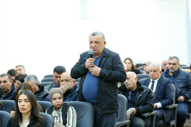 05 mart 2026-cı il tarixində Binəqədi Rayon İcra Hakimiyyətinin başçısı Elxan Allahverdiyevin Xocəsən qəsəbə sakinləri ilə səyyar qəbulu keçirildi