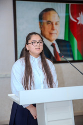 Xalqımızın ümumilli lideri Heydər Əliyevin əziz xatirəsinə həsr olunmuş “Heydər Əliyev və Azərbaycan tarixi” adlı referat-yazı müsabiqəsinin  rayon turunun qalibləri ilə görüş keçirildi