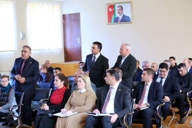 18 noyabr 2025-ci il tarixində Binəqədi Rayon İcra Hakimiyyətinin başçısı Elxan Allahverdiyevin 6-cı mikrorayon sakinləri ilə səyyar qəbulu keçirildi