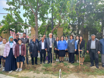 Xocəsən qəsəbəsində “Konstitusiya və Suverenlik İli” çərçivəsində 02 may 2025-ci il tarixində ağacəkmə aksiyasi keçirildi