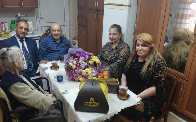“15 May - Beynəlxalq Ailə Günü” münasibətilə Binəqədi rayonunda uzun illər birlikdə ömür sürmüş, cəmiyyətdə nüfuz qazanmış bir neçə ailə ziyarət olundu