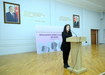 Binəqədi rayonu 300 № li tam orta məktəbdə “Gender əsaslı zorakılığa qarşı 16 günlük fəallıq kompaniyası” çərçivəsində “Gələcəyimizi şiddət və asılılıqdan qoruyaq!” mövzusunda maarifləndirici tədbir keçirildi