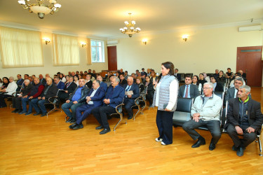 02 may 2025-ci il tarixində Binəqədi Rayon İcra Hakimiyyətinin başçısı Elxan Allahverdiyevin 8-ci mikrorayon sakinləri ilə səyyar qəbulu keçirildi