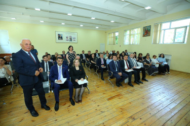 23 iyun 2026-cı il tarixində Binəqədi Rayon İcra Hakimiyyətinin başçısı Elxan Allahverdiyevin 9-cu mikroayon sakinləri ilə səyyar qəbulu keçirildi