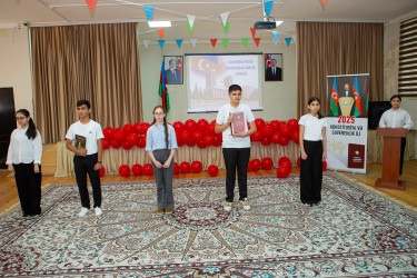 Binəqədi rayonu 83 nömrəli məktəb-liseyin birgə təşkilatçılığı ilə "Konstitusiya və Suverenlik ili"nə həsr edilmiş "Suverenliyimiz-Müstəqilliyimizin zirvəsi" adlı tədbir keçirildi