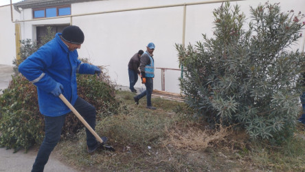 Binəqədi rayonunda növbəti iməcilik işləri həyata keçirildi