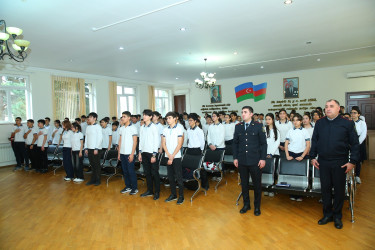 Binəqədi rayonu 248 № li tam  orta məktəbdə "Narkotiksiz gələcək naminə!” mövzusunda növbəti maarifləndirici tədbir keçirildi