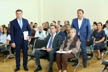 03 sentyabr 2026-cı il tarixində Binəqədi Rayon İcra Hakimiyyətinin başçısı Elxan Allahverdiyevin Binəqədi qəsəbə sakinləri ilə səyyar qəbulu keçirildi