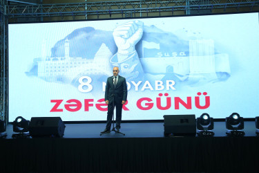 “Konstitusiya və Suverenlik ili” çərçivəsində Şanlı Qələbəmizin 5-ci ildönümünə həsr olunmuş “8 Noyabr-Qürurumuzun, Varlığımızın, Birliyimizin təntənəsi” adlı ümumrayon tədbiri keçirildi