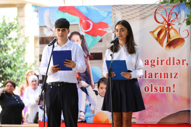2024-2025-ci tədris ilinin başa çatması münasibətilə Binəqədi rayonunun orta ümumtəhsil müəssisələrində 14 iyun 2025-ci il tarixində “Son zəng” tədbirləri keçirildi