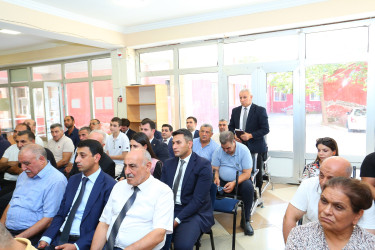 19 avqust 2025-ci il tarixində Binəqədi Rayon İcra Hakimiyyətinin başçısı Elxan Allahverdiyevin Xocəsən qəsəbə sakinləri ilə səyyar qəbulu keçirildi