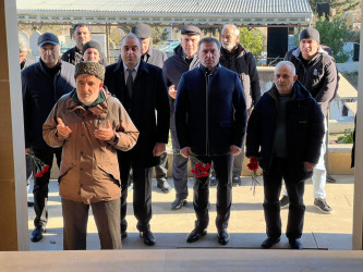 Şəhid Cavadov Ələsgər Elxan oğlunun məzarı ziyarət olundu