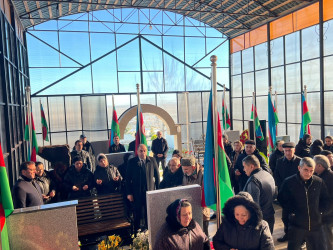 Şəhid Cavadov Ələsgər Elxan oğlunun məzarı ziyarət olundu