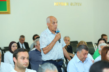 22 iyun 2026-cı il tarixində Binəqədi Rayon İcra Hakimiyyətinin başçısı Elxan Allahverdiyevin M.Ə.Rəsulzadə qəsəbə sakinləri ilə səyyar qəbulu keçirildi