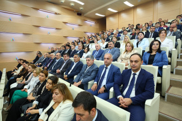 Binəqədi Rayon İcra Hakimiyyətində Azərbaycan Respublikasının Prezidenti cənab İlham Əliyevin Yeni  Azərbaycan Partiyasının VIII Qurultayındakı çıxışından irəli gələn vəzifələrə həsr olunmuş müşavirə keçirildi