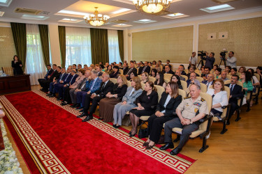 “Şəhərsalma və Memarlıq İli” çərçivəsində Ümummilli Lider Heydər Əliyevin ilk dəfə siyasi rəhbərliyə gəlişinin 57-ci ildönümünə  həsr olunmuş “14 iyul 1969-cu il: Tarixi dönüş və Azərbaycanın milli  inkişaf yolunun başlanğıcı” adlı  tədbir keçirildi