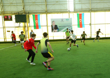 Ümummilli lider Heydər  Əliyevin anadan olmasının 103-cü ildönümünə həsr olunmuş mini futbol üzrə turnir keçirildi
