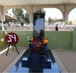 Şəhid Salahlı Vüsal Şəmbə oğlunun anım günü ilə əlaqədar məzarı ziyarət olundu