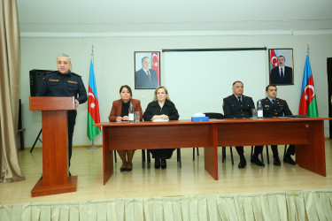 Binəqədi rayonu 83 №-li məktəb-liseydə "Narkotiksiz gələcək naminə!” mövzusunda tədbir keçirildi